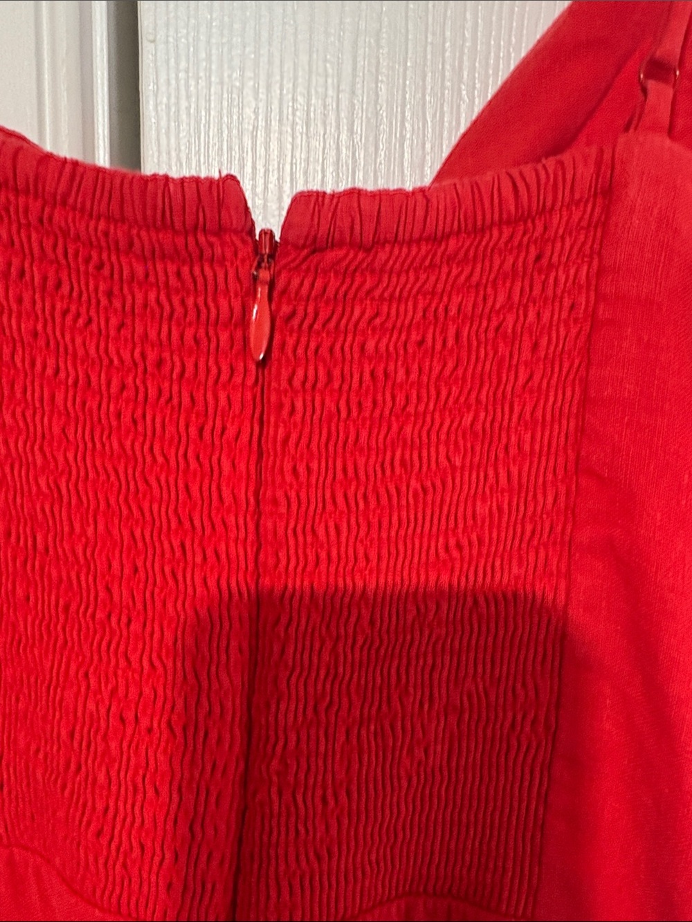 FARM Rio Red Spaghetti-Strap Midi Dress with Floral Applique - Picture 8 of 11